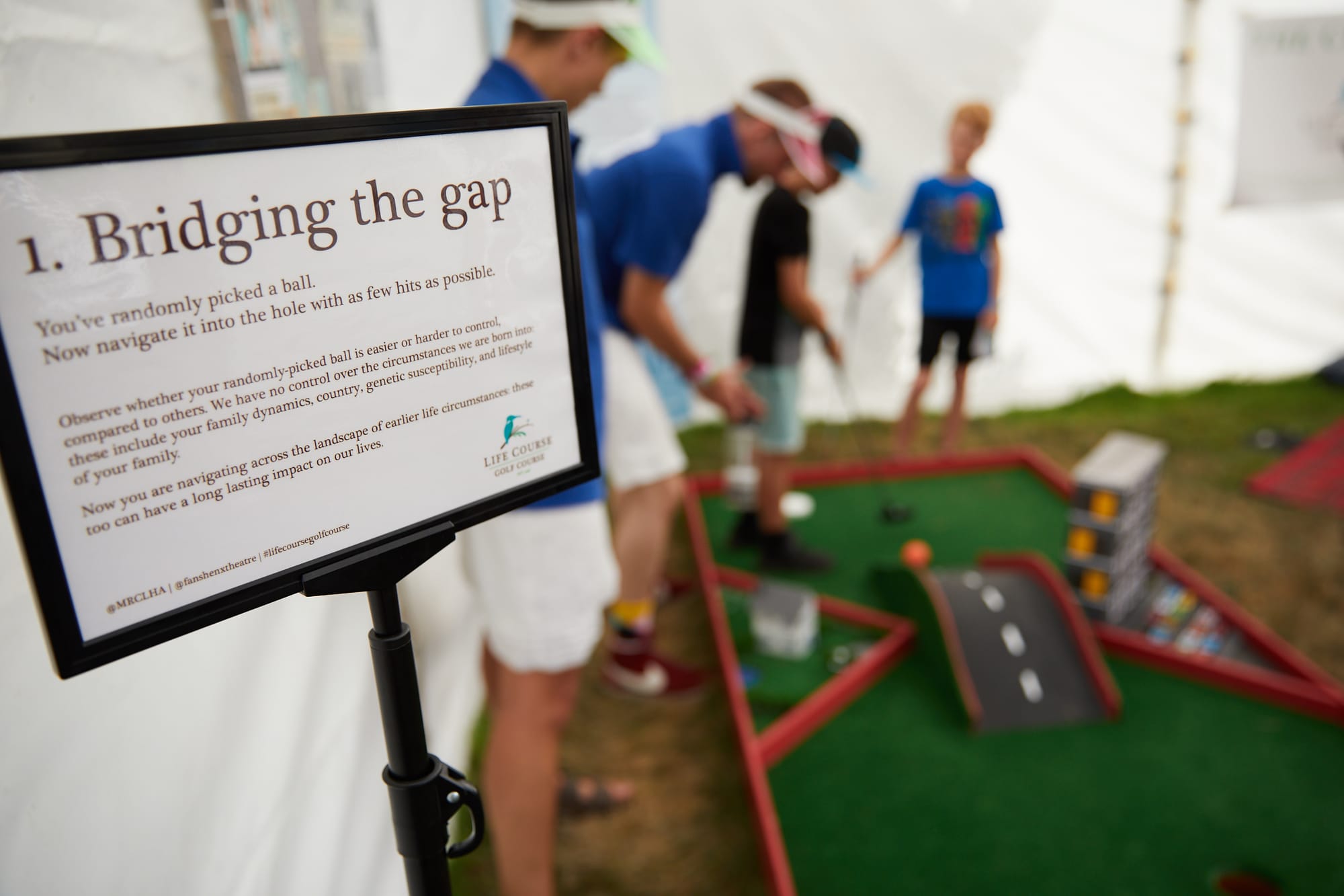 Case study: Life course studies - from mini golf to listening in the dark...